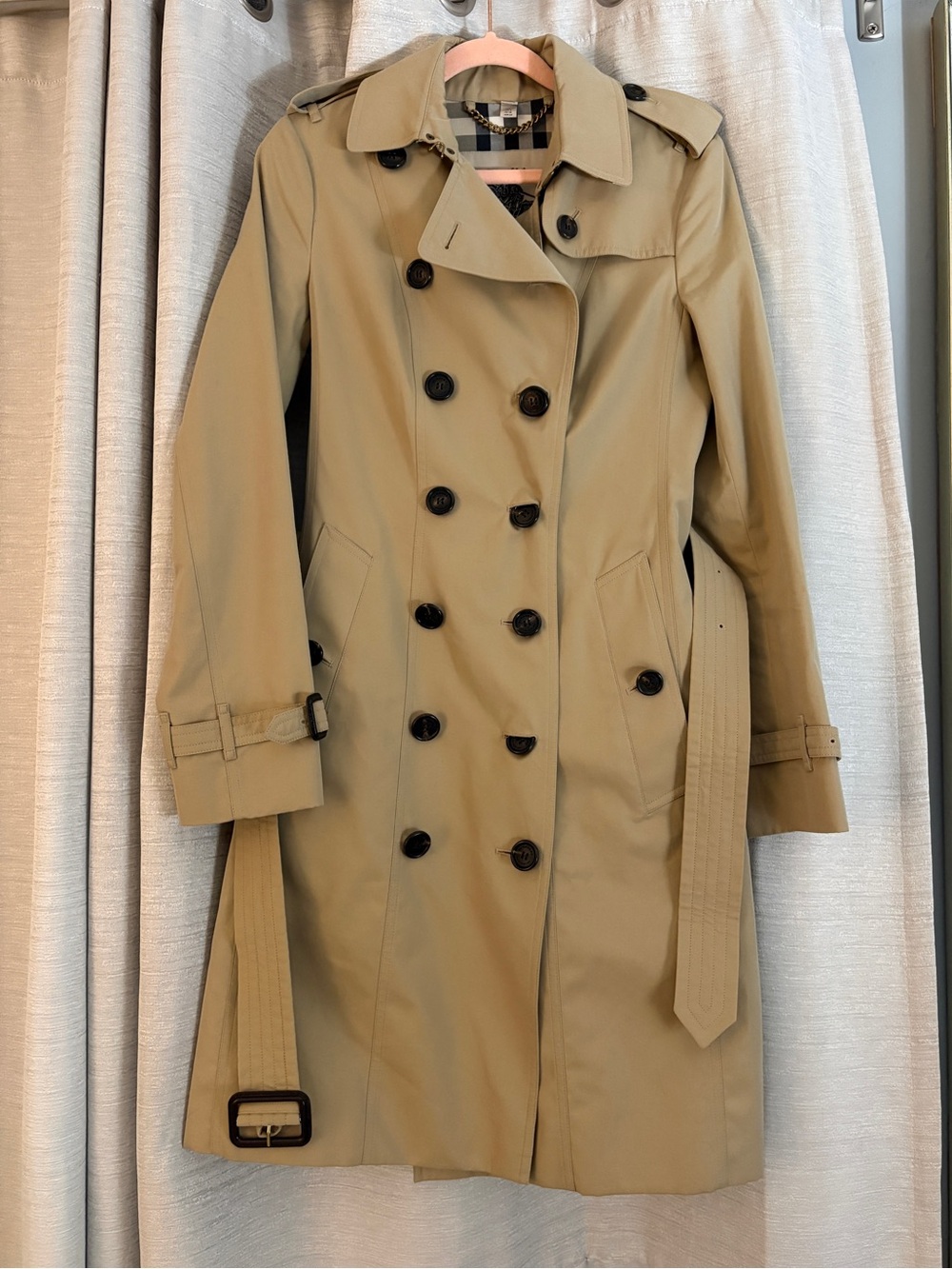 BURBERRY| SANDRINGHAM LONG TRENCH COAT